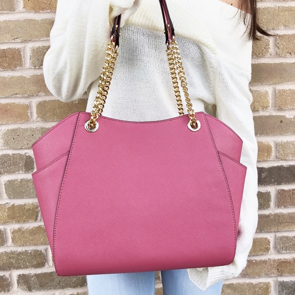 Gaby’sBags👜💕- NWT Michael Kors Large Tote Tulip - Picture 4 of 8